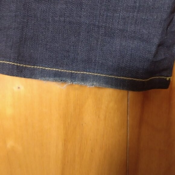 Vigoss Milan Boot Cut Juniors Size 7 Blue Jeans With Back Flap Pockets - Picture 5 of 6